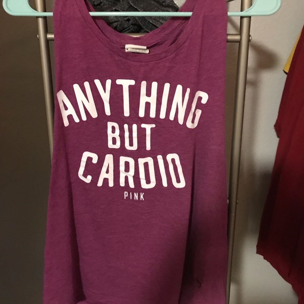 PINK Anything but cardio tank